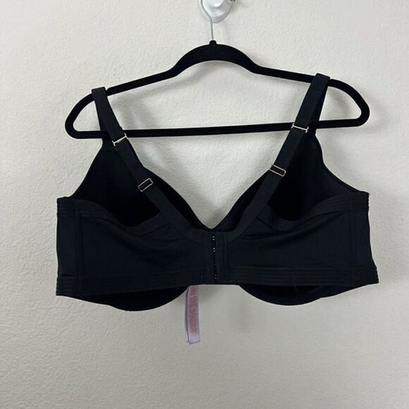 Savage X Fenty Women’s Black Padded Bra Plus Size 42H Solid Underwire NWOT - Picture 2 of 7